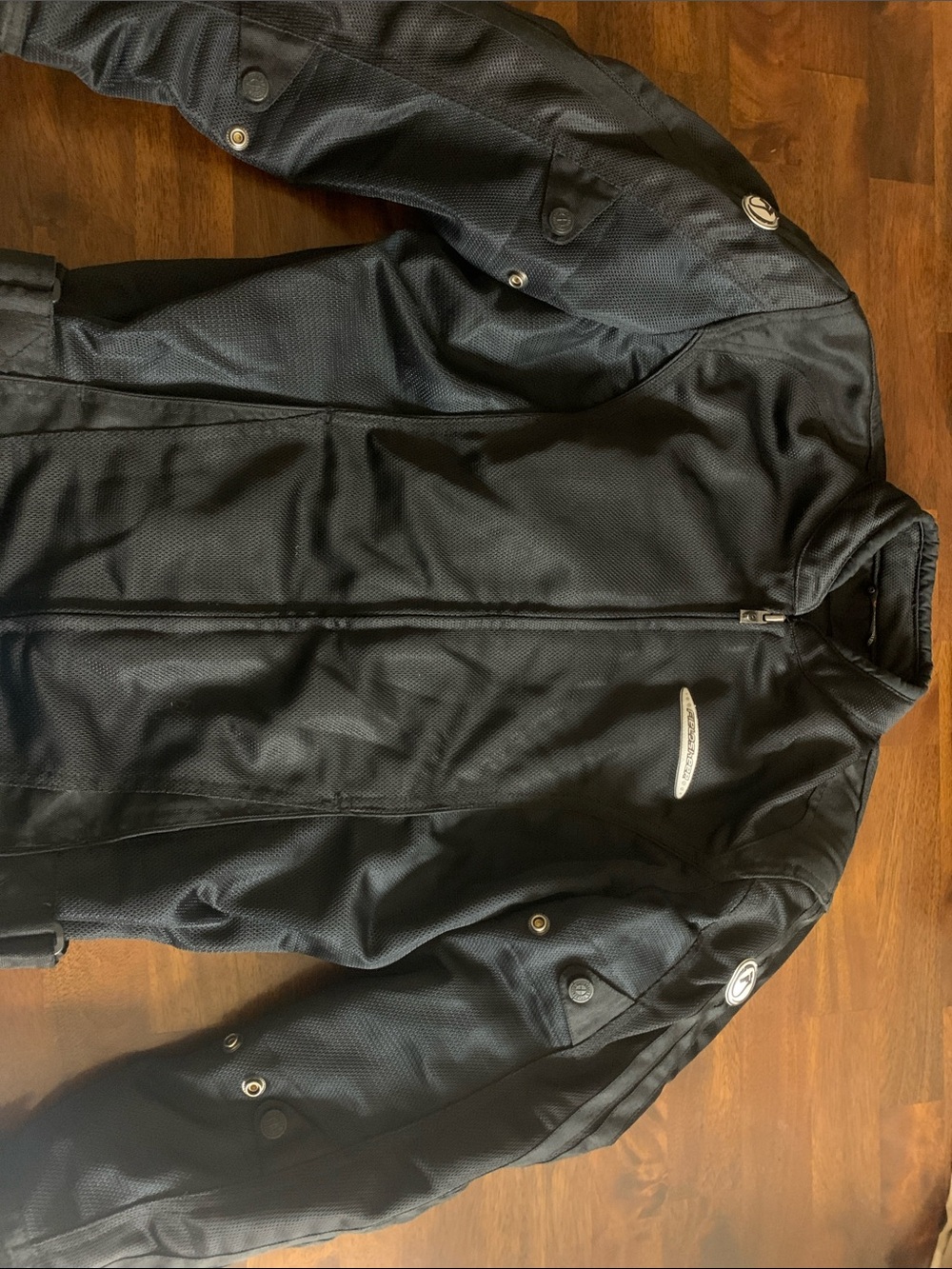Women's Black Performance Mesh Riding Jacket with Venting